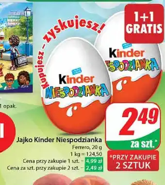 Dino Jajko niespodzianka Kinder Niespodzianka oferta