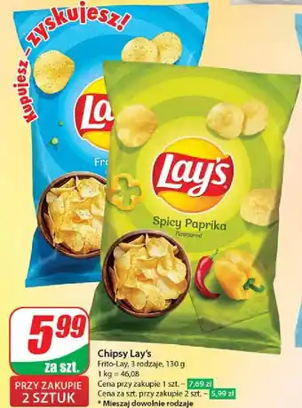Dino Lays Chipsy 130g oferta