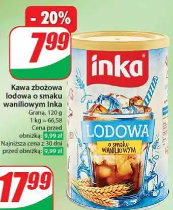 Dino Kawa o smaku waniliowym Inka Lodowa oferta
