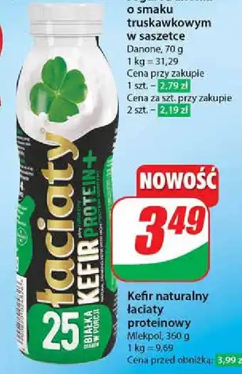 Dino Kefir proteinowy Łaciaty oferta