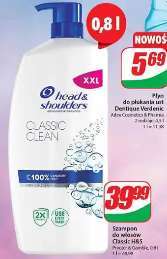 Dino Szampon do włosów classic clean Head&Shoulders oferta