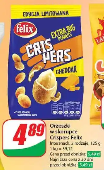 Dino Orzeszki cheddar Felix Crispers oferta