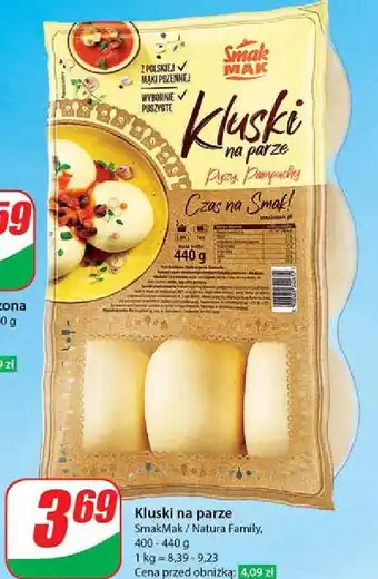 Dino Kluski na parze pyzy pampuchy Smak Mak oferta