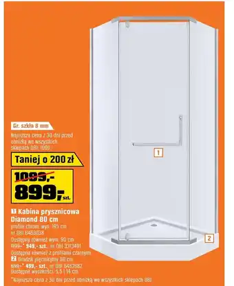 OBI Kabina prysznicowa oferta