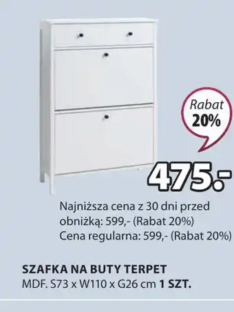JYSK Szafka na buty MDF oferta