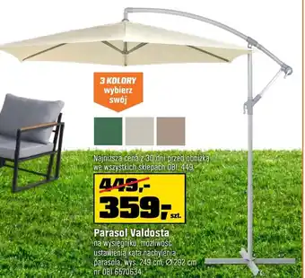 OBI Parasol ogrodowy oferta