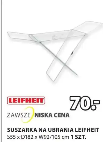 JYSK Suszarka Leifheit oferta
