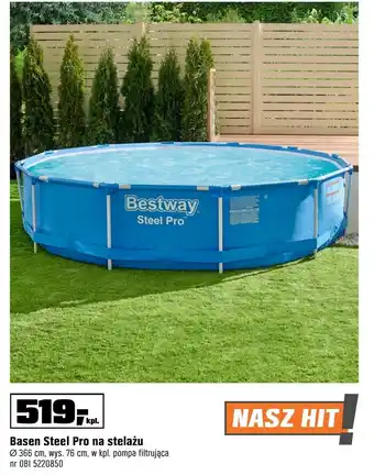 OBI Basen na stelażu Bestway oferta