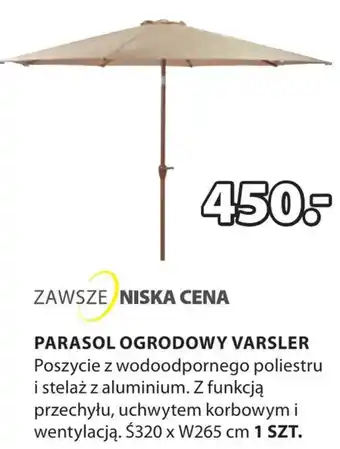 JYSK Parasol ogrodowy oferta