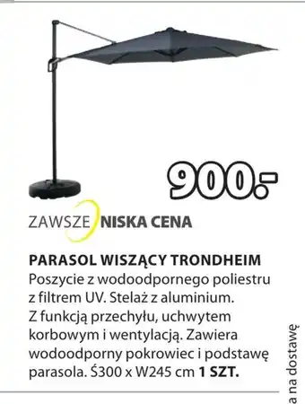 JYSK Parasol wiszący oferta