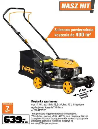 OBI Kosiarka spalinowa Nac oferta