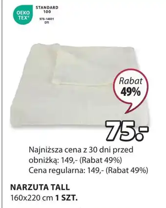 JYSK Narzuta TEX oferta