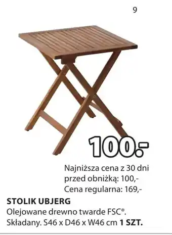 JYSK Stolik S! oferta