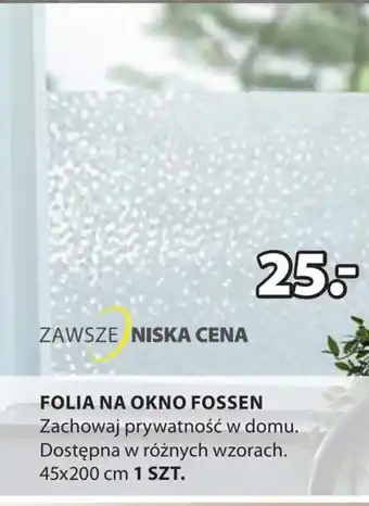 JYSK na okno Folia oferta