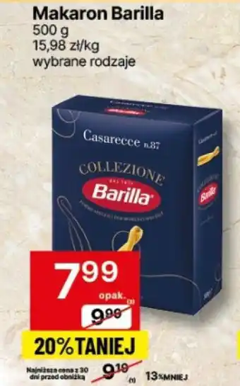 Delikatesy Centrum Makaron Barilla oferta