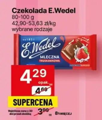 Delikatesy Centrum Czekolada E. Wedel oferta