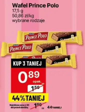 Delikatesy Centrum Wafel Prince Polo oferta