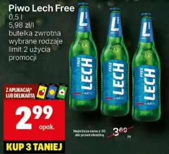 Delikatesy Centrum Piwo Lech Free oferta