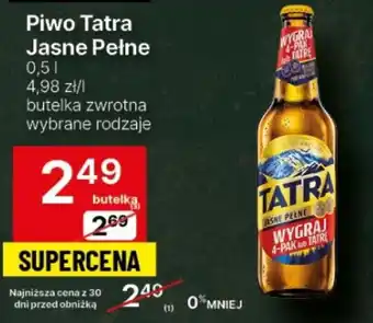 Delikatesy Centrum Piwo Tatra Jasne Pełne oferta