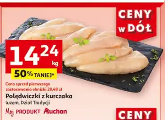 Auchan Polędwiczki z kurczaka oferta