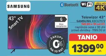 Carrefour Telewizor Samsung oferta