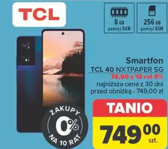 Carrefour Smartfon TCL oferta