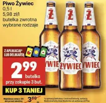 Delikatesy Centrum Piwo Żywiec 0,5l oferta
