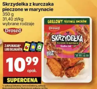 Delikatesy Centrum Drosed Skrzydełka z kurczaka pieczone w marynacie 350g oferta