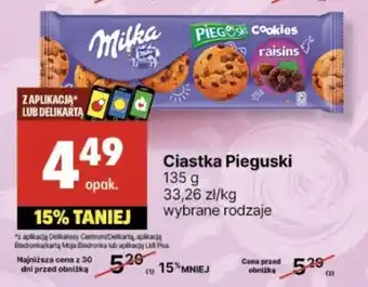 Delikatesy Centrum Ciastka Pieguski 135 g oferta
