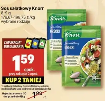 Delikatesy Centrum Sos sałatkowy Knorr 8-9g oferta