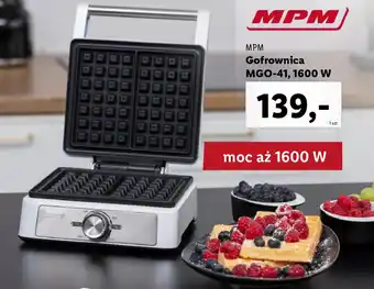 Lidl MPM Gofrownica MGO-41 1600 W oferta