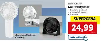 Lidl SILVERCREST Miniwentylator oferta