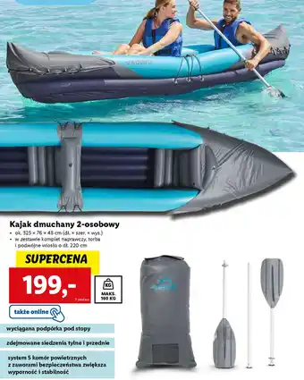 Lidl CRIVIT Kajak dmuchany 2 osobowy oferta