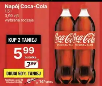 Delikatesy Centrum Napój Coca-Cola 1,5l oferta