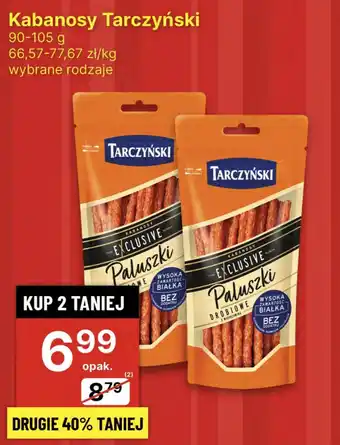 Delikatesy Centrum Kabanosy Tarczyński 90-105g oferta