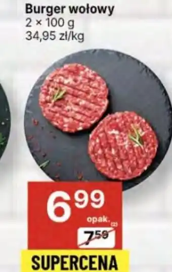 Delikatesy Centrum Burger wołowy 2x100 g oferta