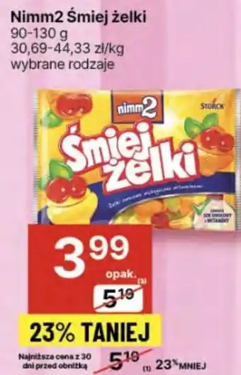 Delikatesy Centrum Nimm2 Śmiej żelki 90-130g oferta