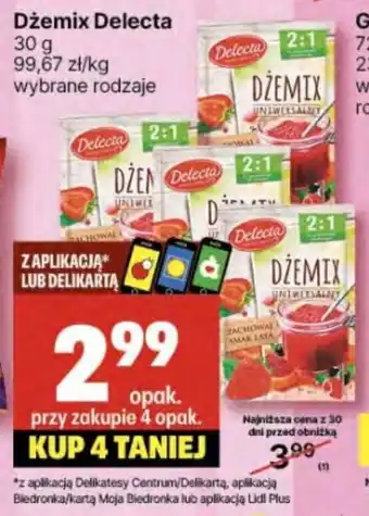 Delikatesy Centrum Dżemix Delecta 30g oferta