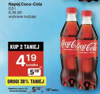 Delikatesy Centrum Napój Coca-Cola 0,5l oferta