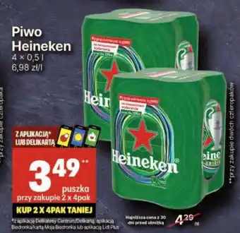 Delikatesy Centrum Piwo Heineken 0,5l oferta