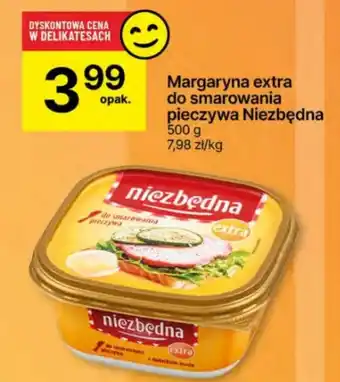 Delikatesy Centrum Margaryna extra do smarowania pieczywa Niezbędna 500 g oferta