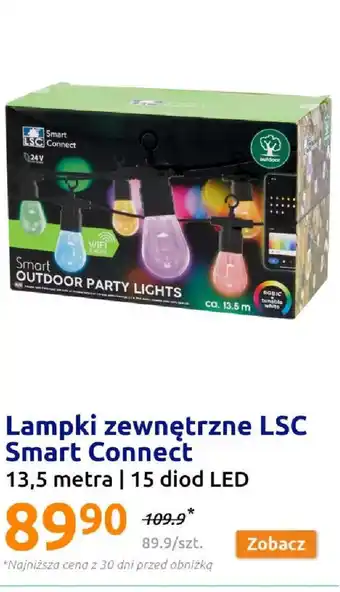 Action Lampki zewnętrzne LSC Smart Connect oferta