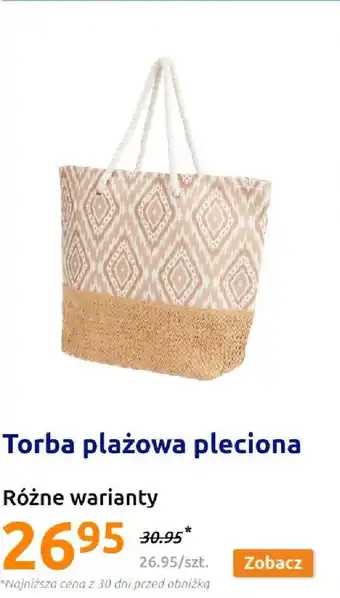 Action Torba plażowa pleciona oferta