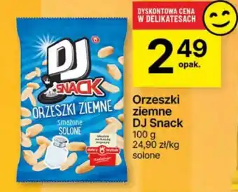 Delikatesy Centrum Orzeszki ziemne DJ Snack 100 g oferta