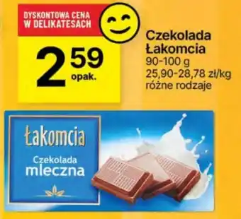 Delikatesy Centrum Czekolada Łakomcia 90-100 g oferta