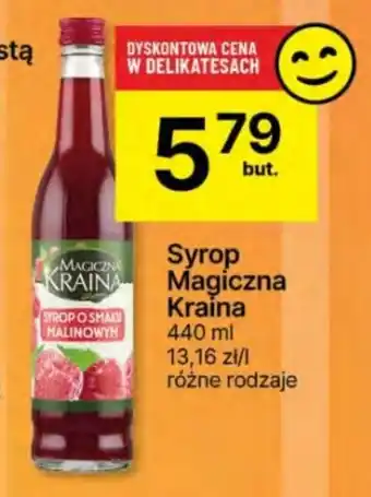 Delikatesy Centrum Syrop Magiczna Kraina 440ml oferta