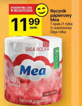 Delikatesy Centrum Ręcznik papierowy Mea 1 rolka oferta