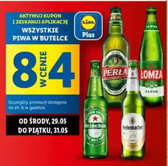 Lidl WSZYSTKIE PIWA W BUTELCE oferta