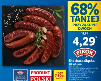 Lidl Kiełbasa śląska PIKOK 550g oferta