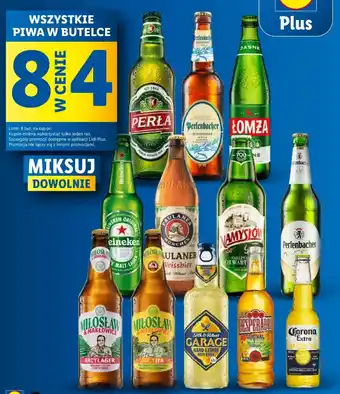 Lidl WSZYSTKIE PIWA W BUTELCE oferta